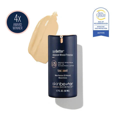 sunbetter TONE SMART SPF 75 Sunscreen Lotion 1.7 fl oz